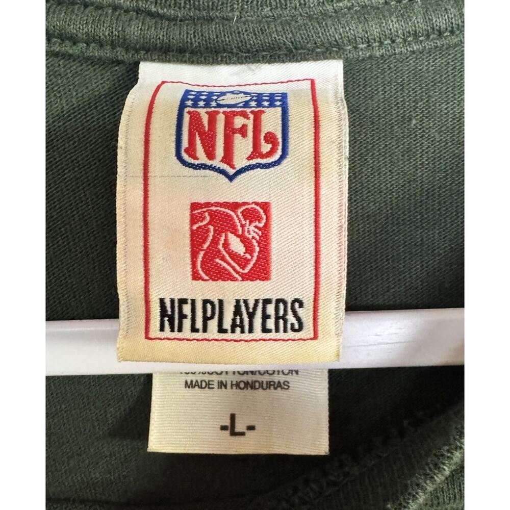 Vtg 2000s Aaron Rodgers Green Bay Packers NFL Welcome To My Neighborhood Tee L - Picture 4 of 6